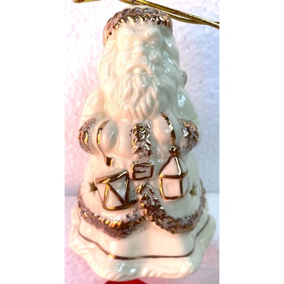 Vintage Santa Christmas  by Baum Brothers  beautyful Collection Ivory Gold  Form - Picture 1 of 10